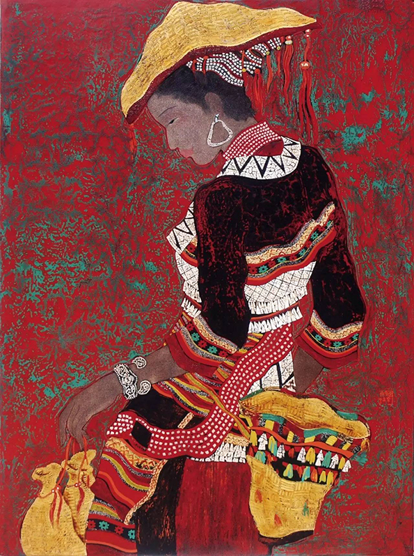 刘晓杰《花腰傣》 120cmx90cm 2008年.jpg